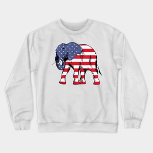 US Elections Republican Symbol Crewneck Sweatshirt